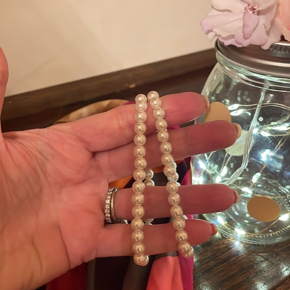 This is a set of glass beaded bracelets. - Picture 3 of 4